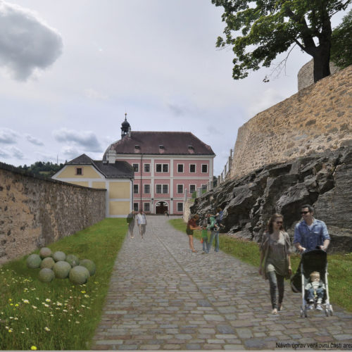 obnova hradu Bečova